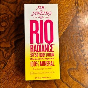 Sol de Janeiro RIO RADIANCE SPF-50 Body Lotion ILLUMINATING Sunscreen